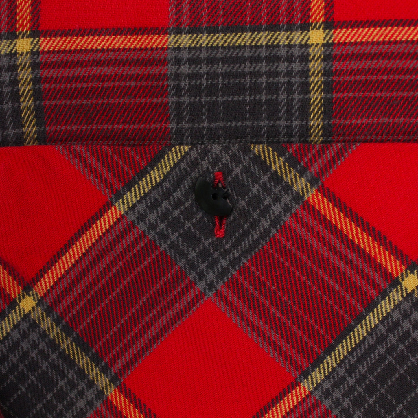 Polo Country Plaid Cotton Flannel Loop Collar Shirt