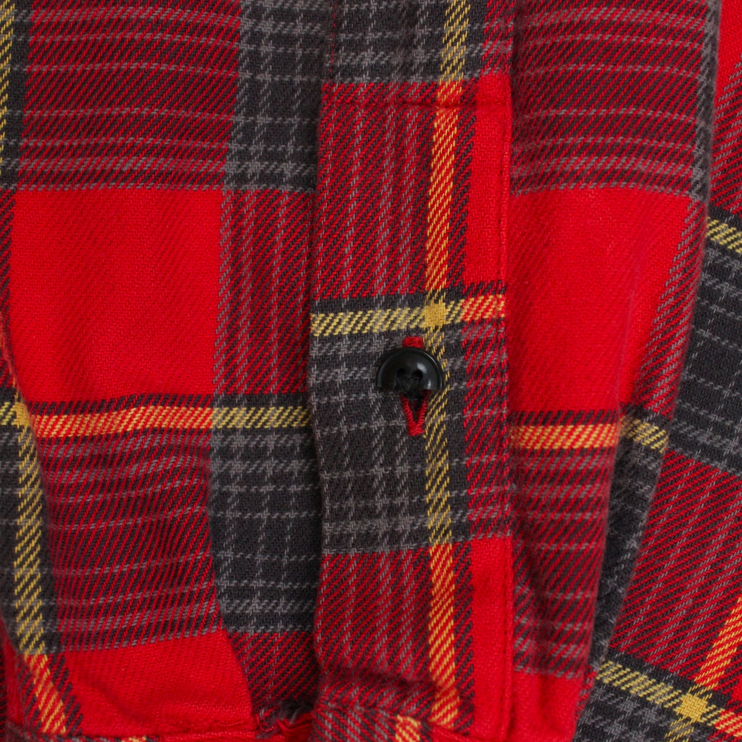 Polo Country Plaid Cotton Flannel Loop Collar Shirt