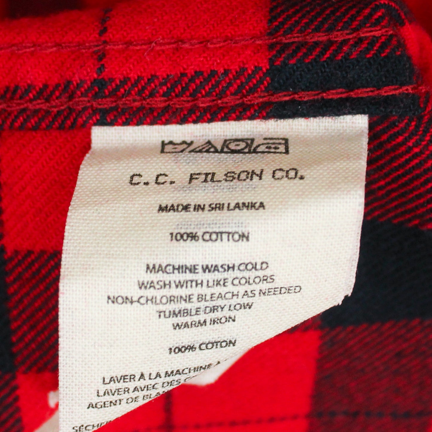 Filson Plaid Cotton Flannel Alaskan Guide Shirt