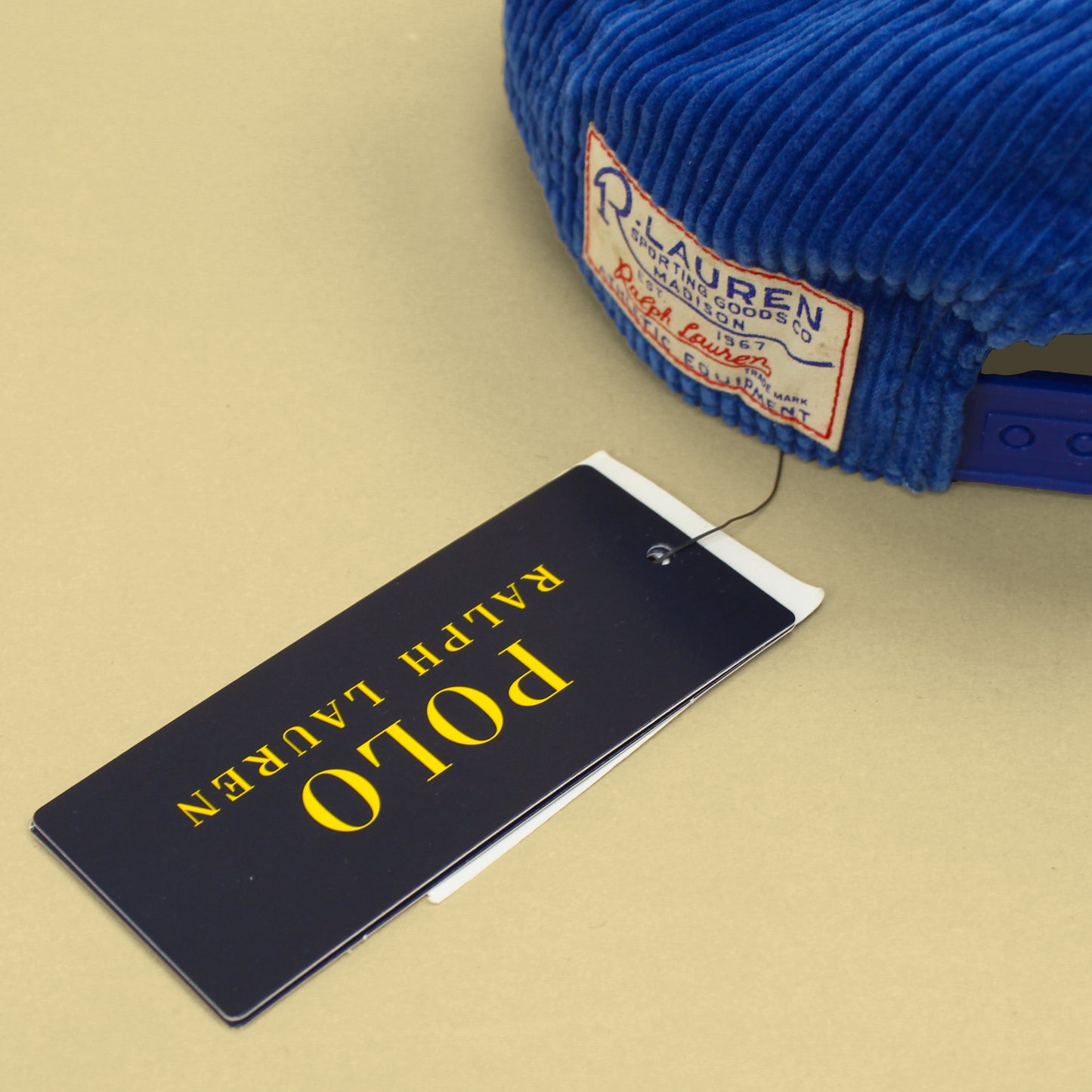 Polo Ralph Lauren New York Basketball Chenille Patch Corduroy Ball Cap
