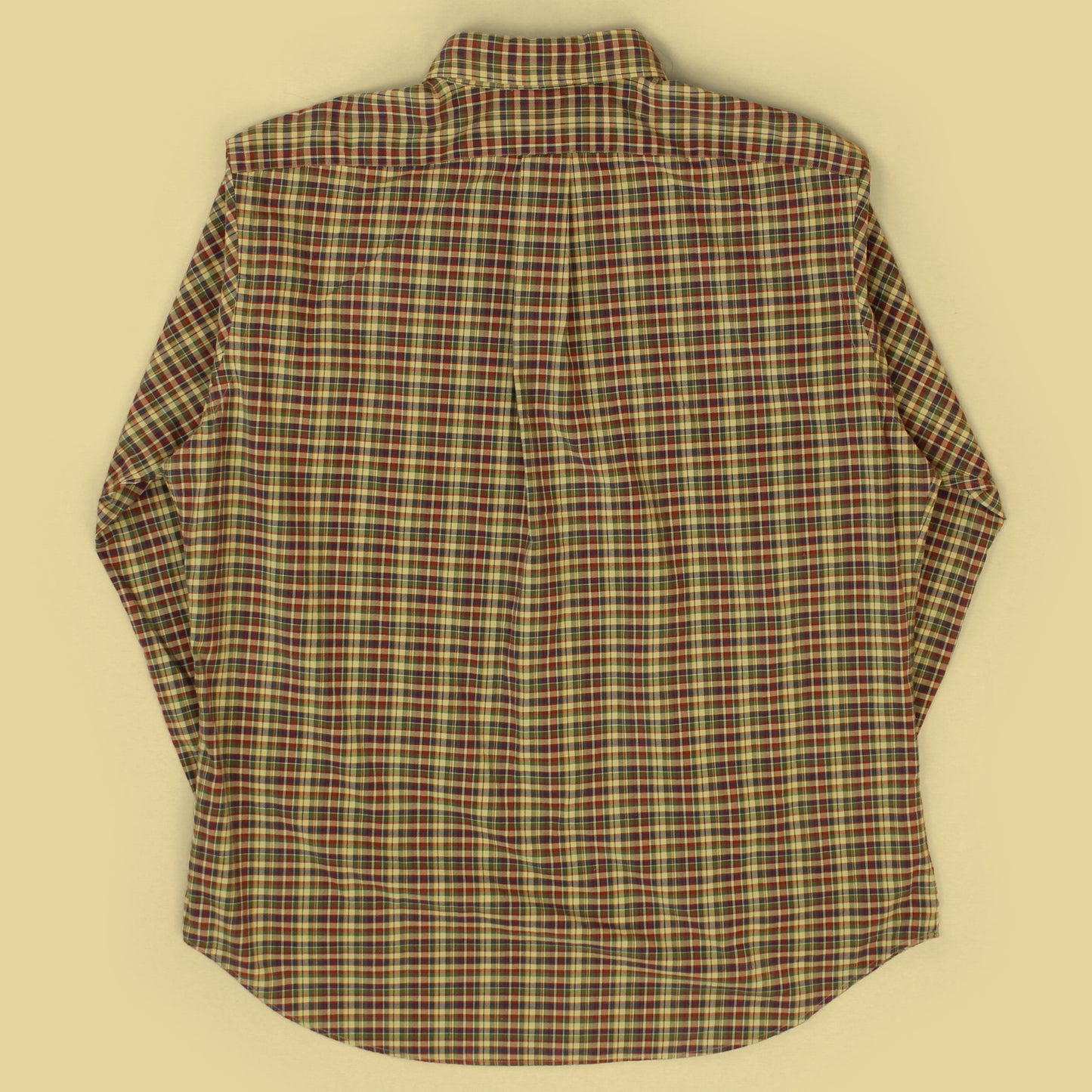 Vintage Polo Ralph Lauren Plaid Cotton Button-Down Shirt