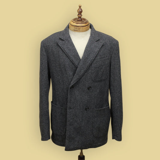 Engineered Garments Mismatched Tweed Double-Breasted Dexter Jacket