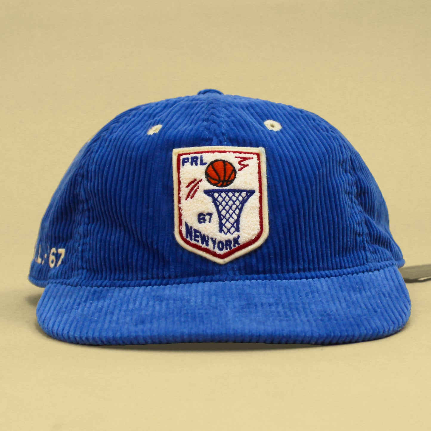 Polo Ralph Lauren New York Basketball Chenille Patch Corduroy Ball Cap