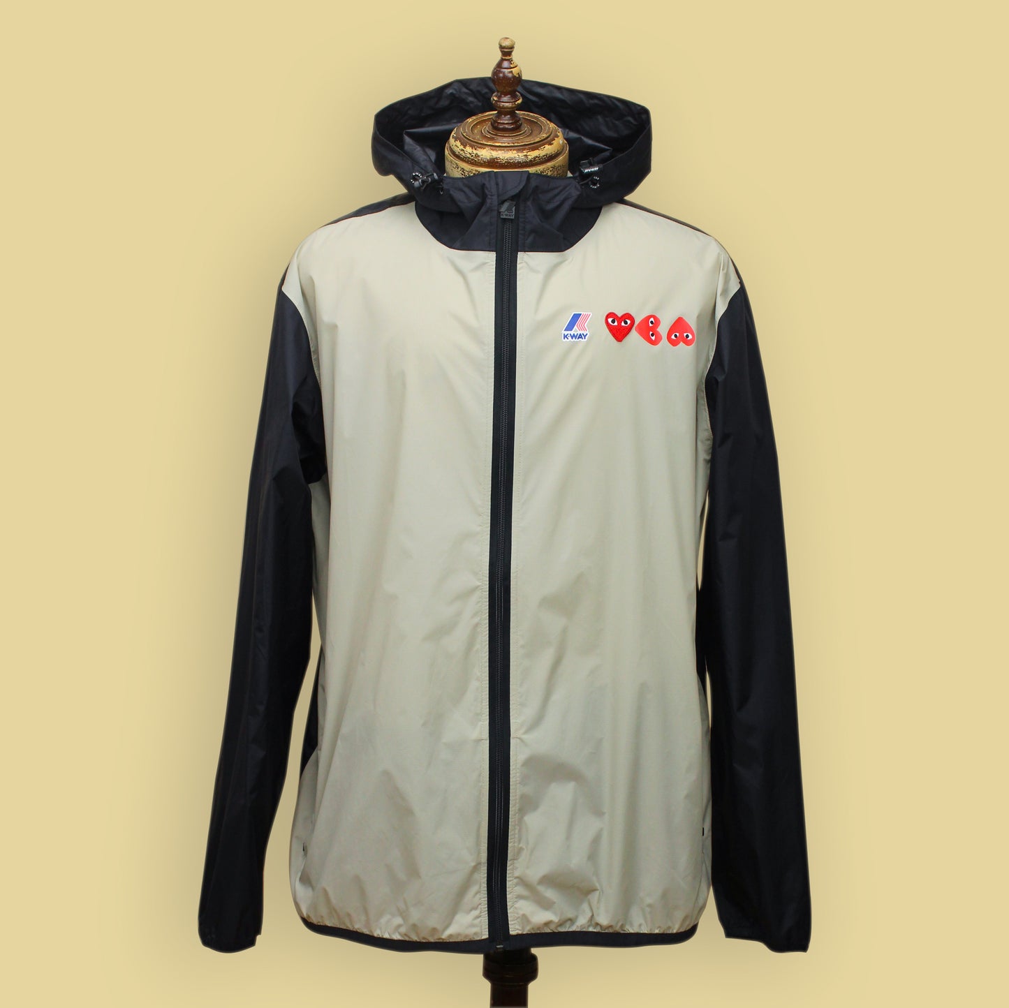 Comme des Garçons Play x K-Way Packable Hooded Windbreaker