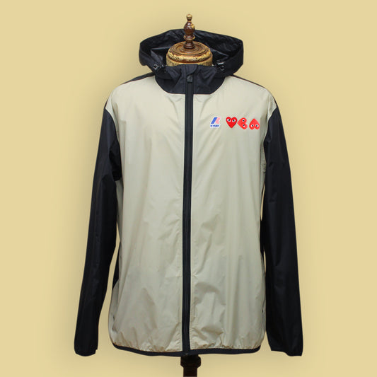 Comme des Garçons Play x K-Way Packable Hooded Windbreaker