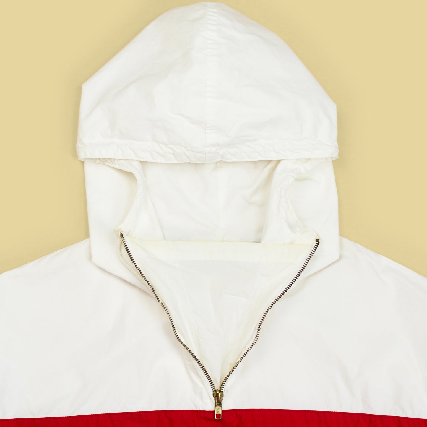 Vintage Polo Ralph Lauren Block Stripe Cotton Hooded Anorak Jacket