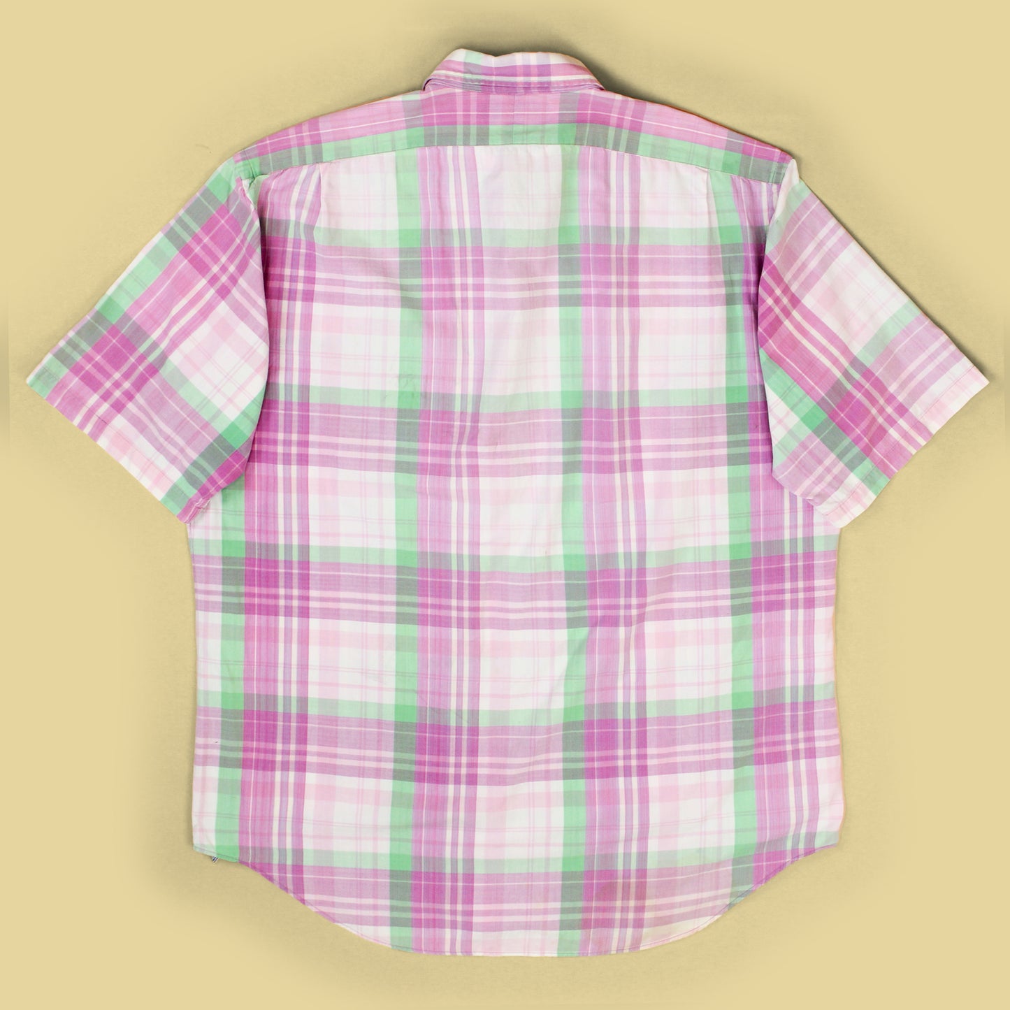 Vintage Polo Ralph Lauren Madras Short Sleeve Popover Shirt