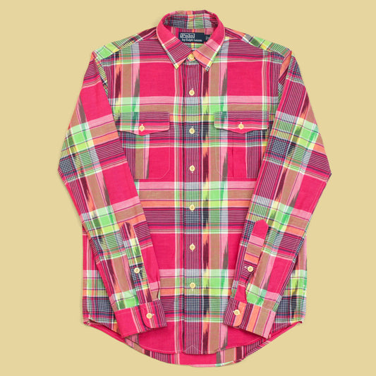 Polo Ralph Lauren Ikat Madras Button-Up Safari Shirt
