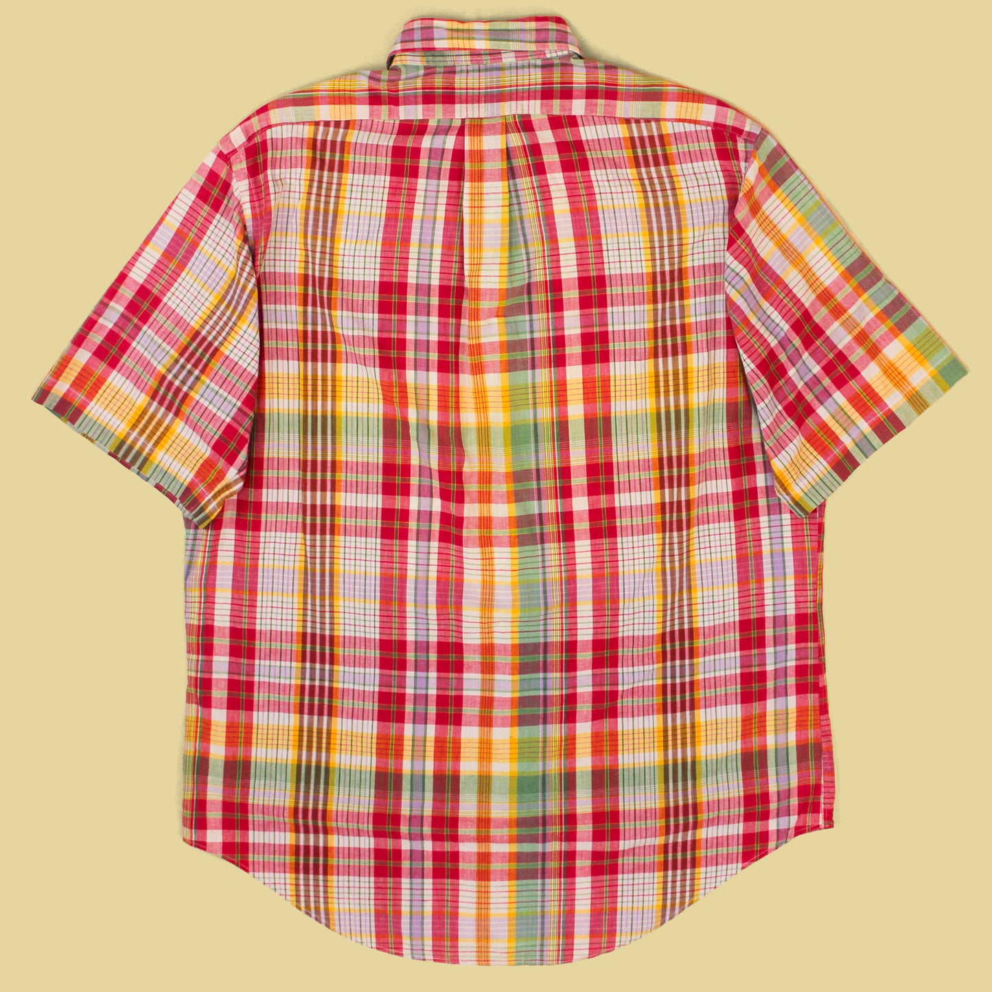 Vintage Polo Ralph Lauren Madras Short Sleeve Button-Down Shirt