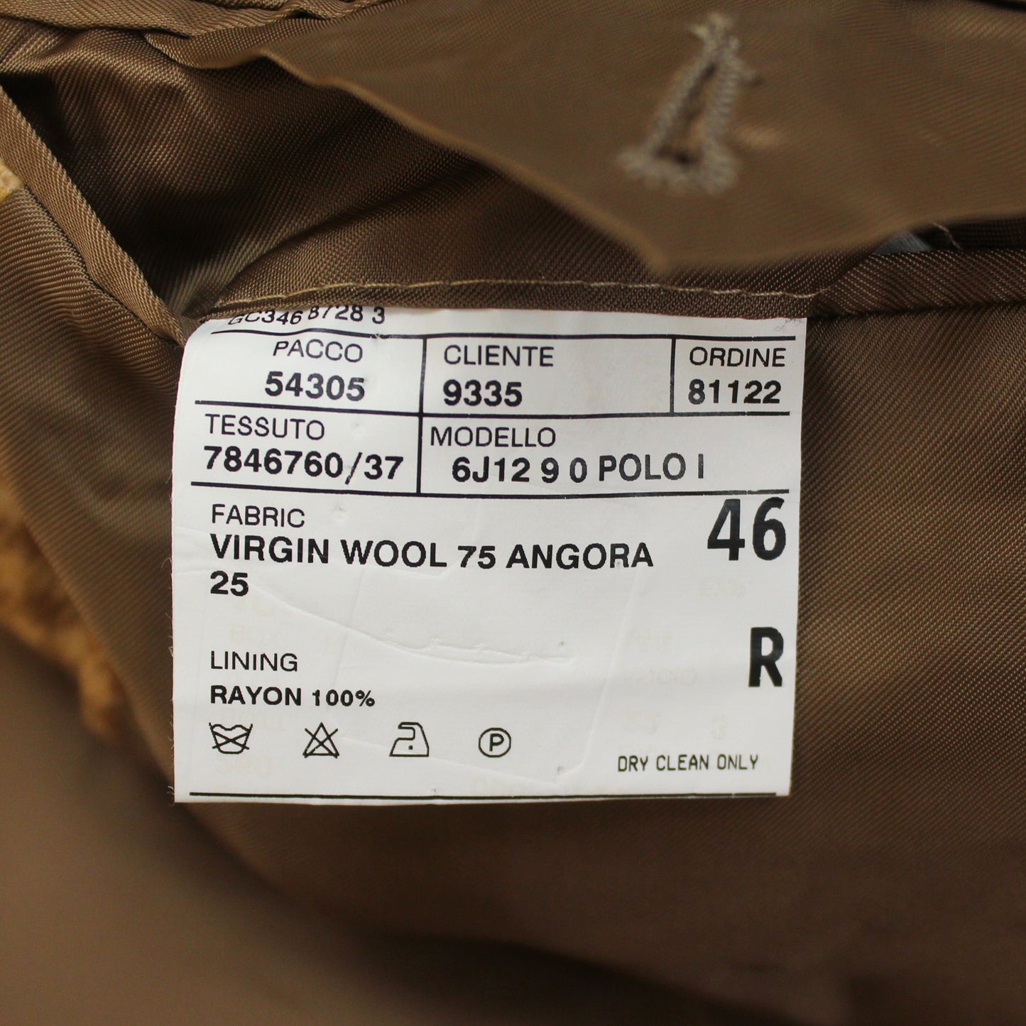 Polo Ralph Lauren Check Wool Angora Flannel Sport Coat