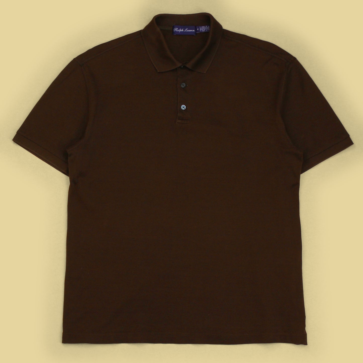 Ralph Lauren Purple Label Pique Knit Polo Shirt