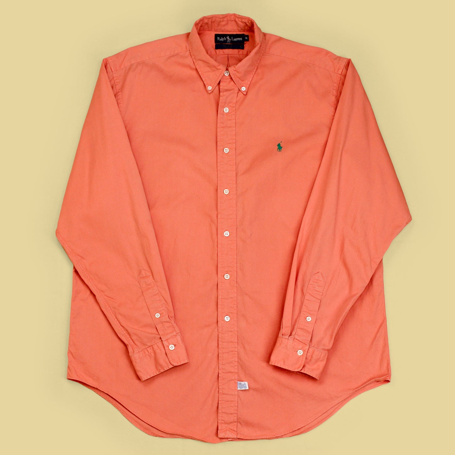 Vintage Polo Ralph Lauren Cotton Twill Button-Down Shirt