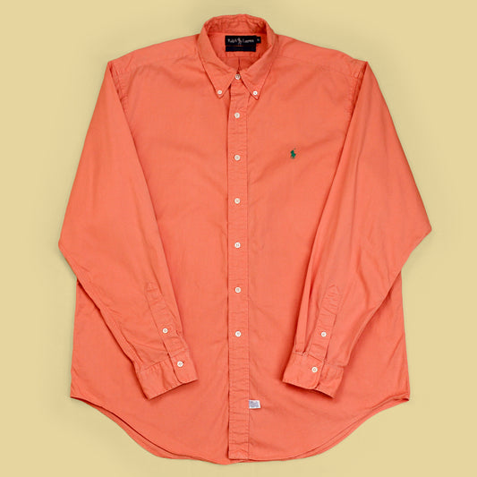 Vintage Polo Ralph Lauren Cotton Twill Button-Down Shirt