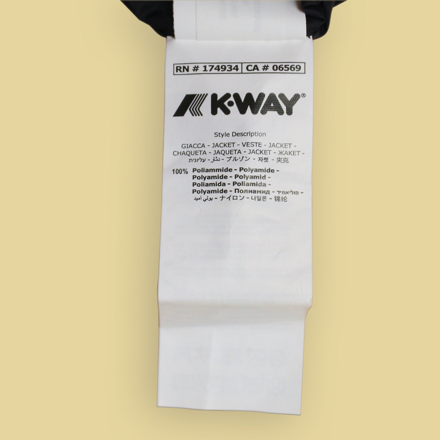 Comme des Garçons Play x K-Way Packable Hooded Windbreaker