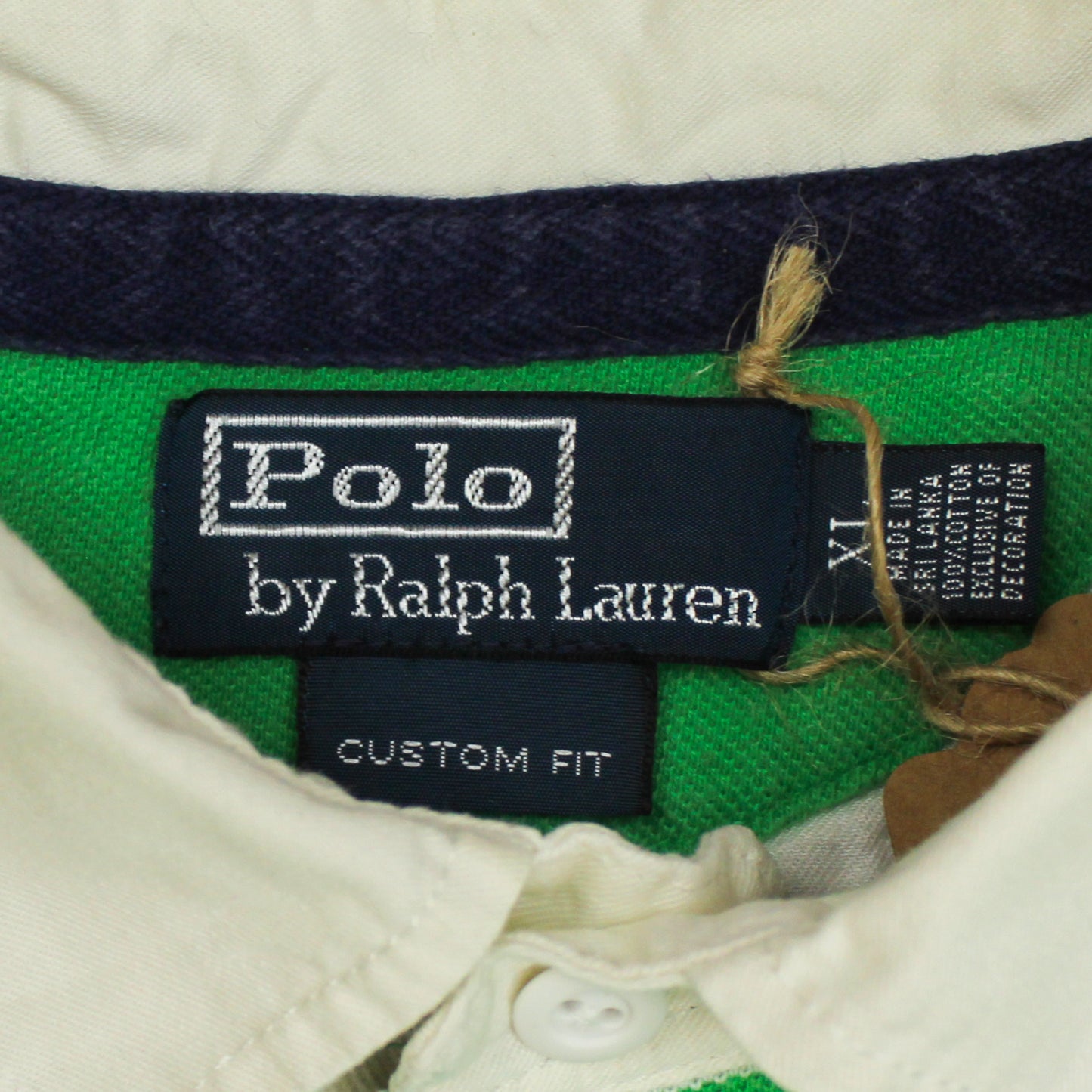 Polo Ralph Lauren Striped Pique Knit Rugby Polo Shirt