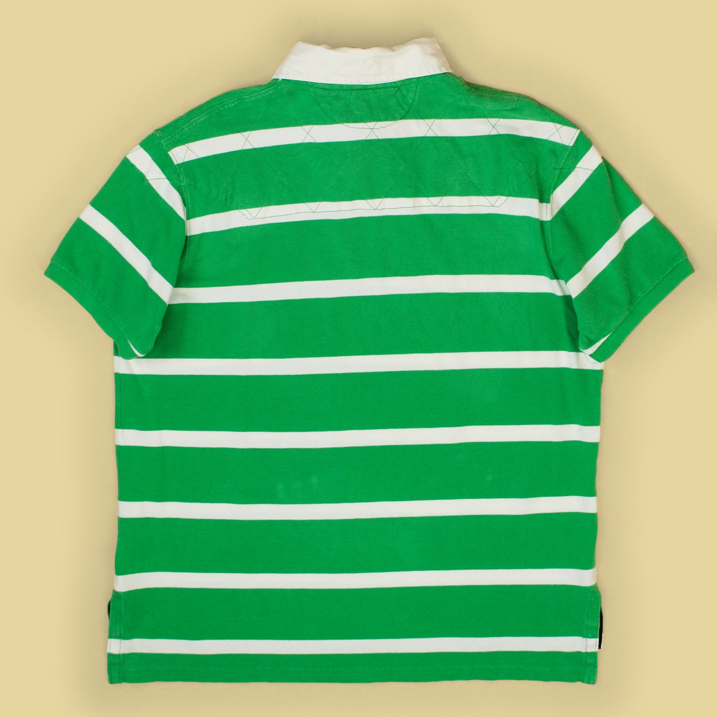 Polo Ralph Lauren Striped Pique Knit Rugby Polo Shirt