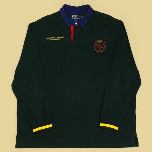 Polo Ralph Lauren Regiment Beaded Crest Rugby Shirt