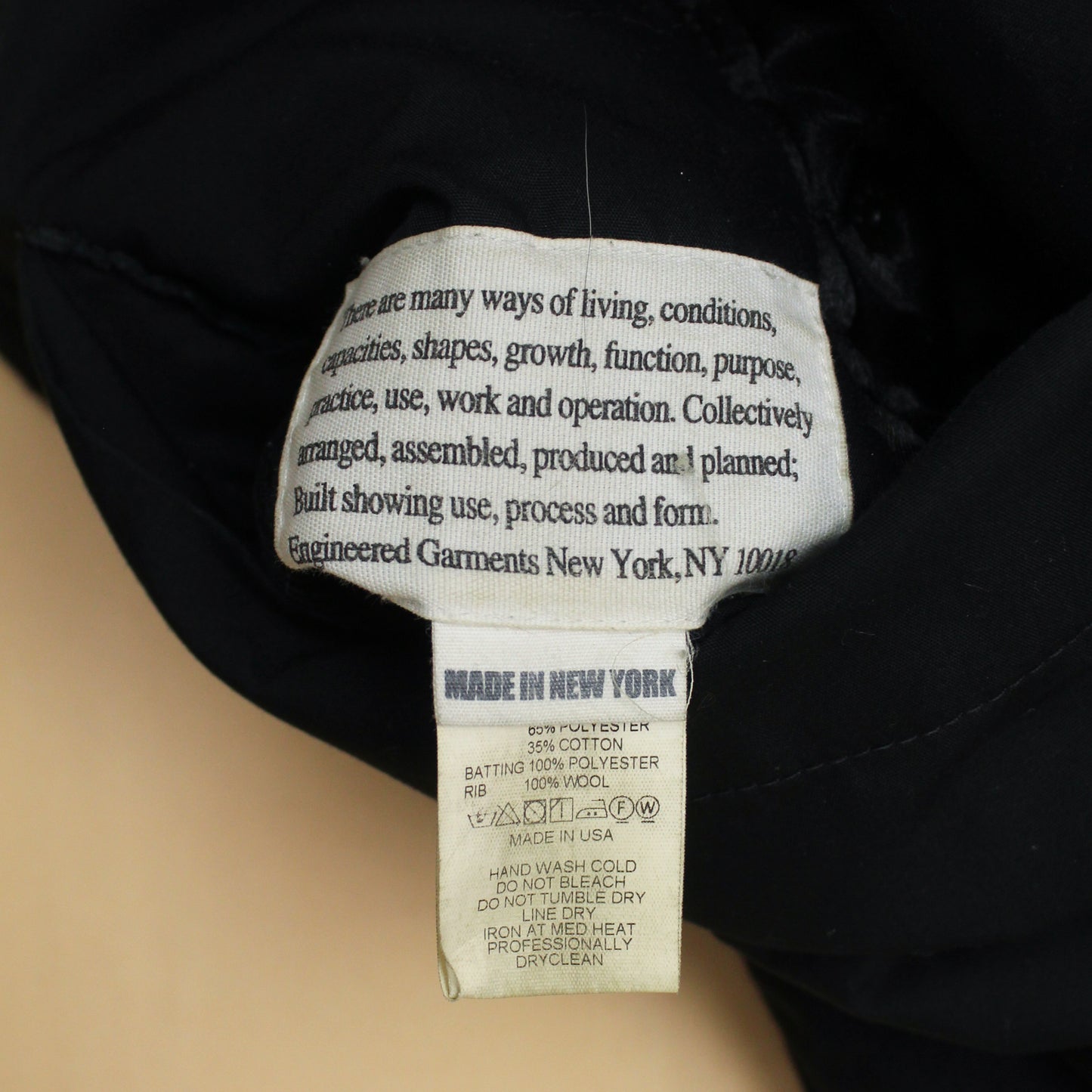 Engineered Garments Faux Fur Reversible Liner Jacket