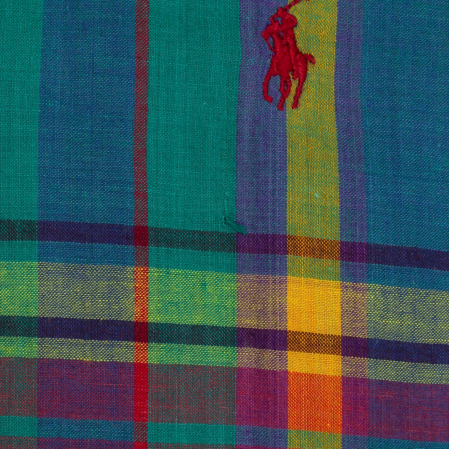 Vintage Polo Ralph Lauren Madras Button-Down Shirt