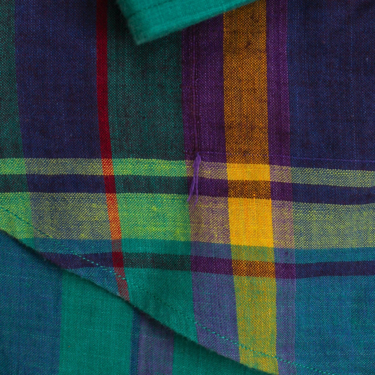 Vintage Polo Ralph Lauren Madras Button-Down Shirt
