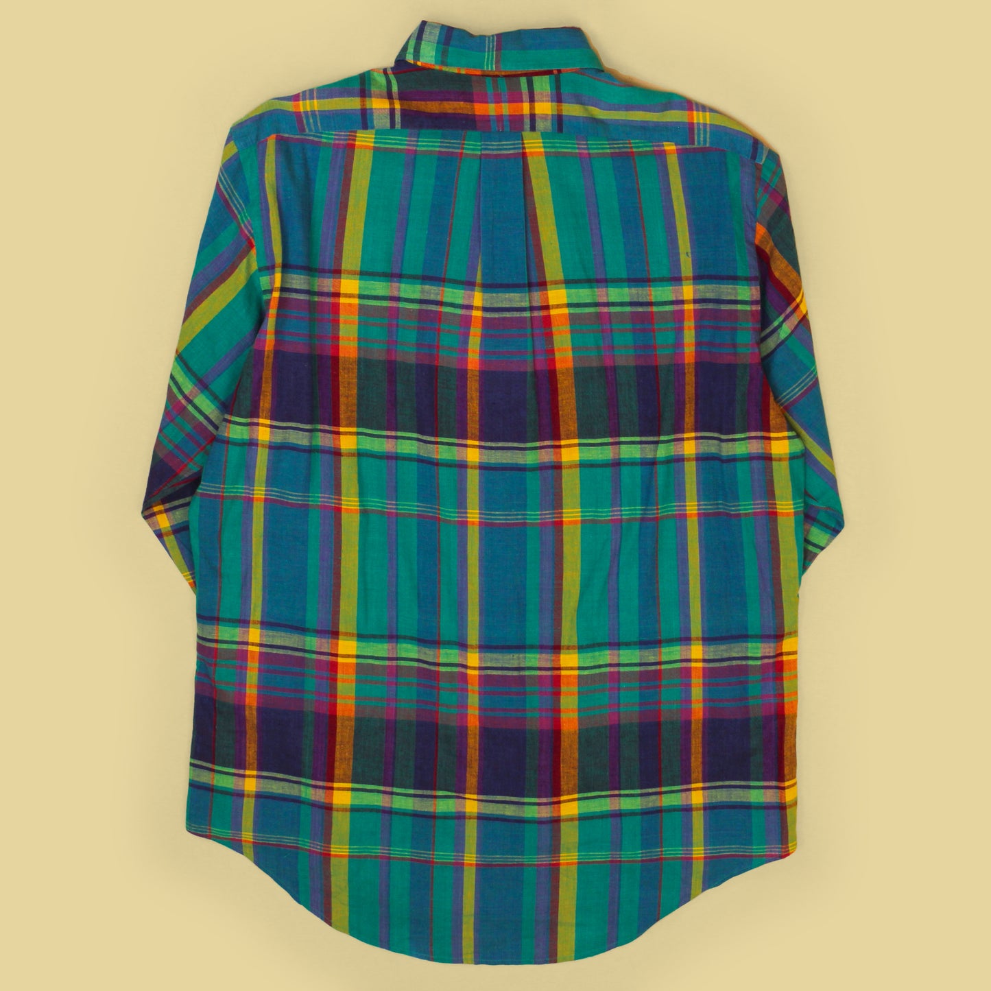 Vintage Polo Ralph Lauren Madras Button-Down Shirt