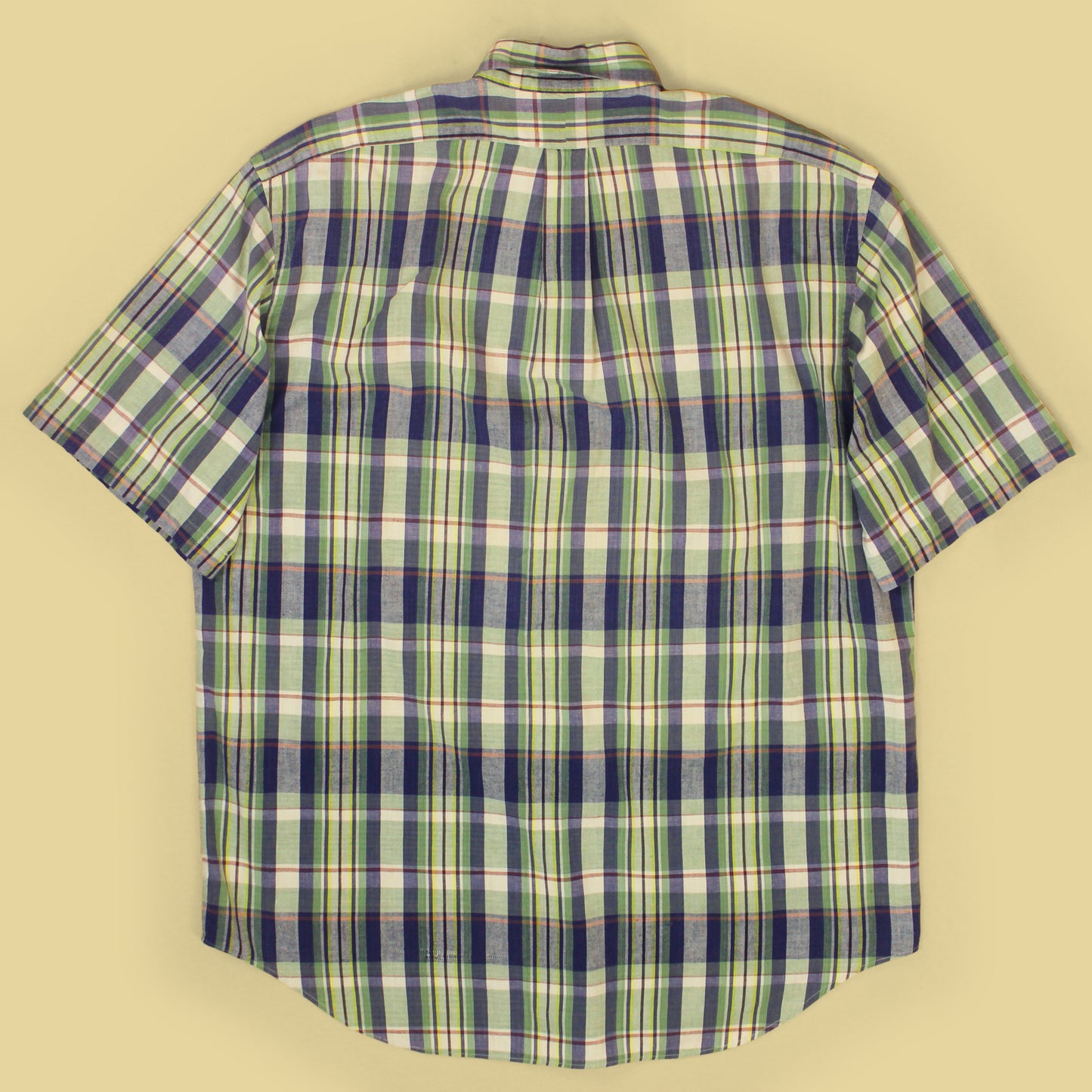 Vintage Polo Ralph Lauren Madras Short Sleeve Button-Down Shirt