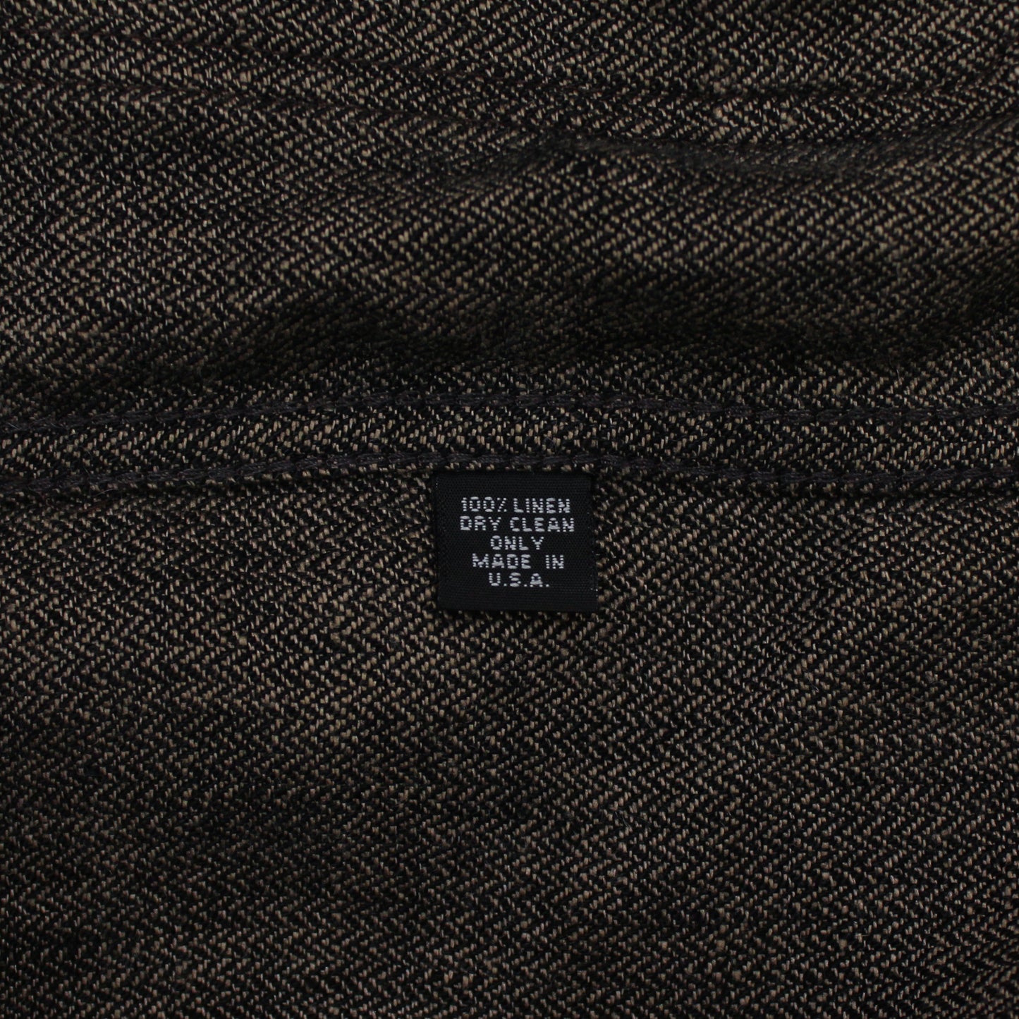 Kai D. Herringbone Linen Coverall Jacket