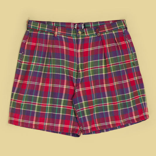 Vintage Polo Ralph Lauren Madras Pleated Tyler Shorts