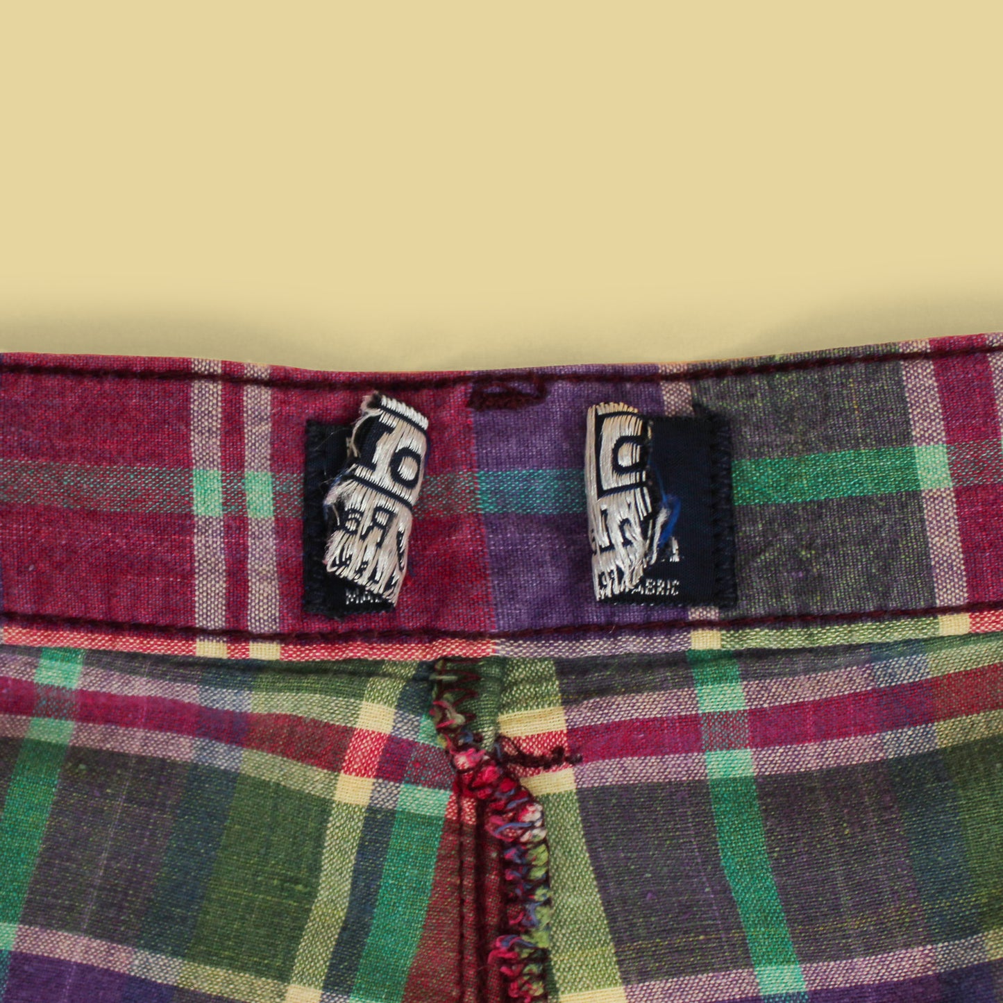 Vintage Polo Ralph Lauren Madras Pleated Tyler Shorts