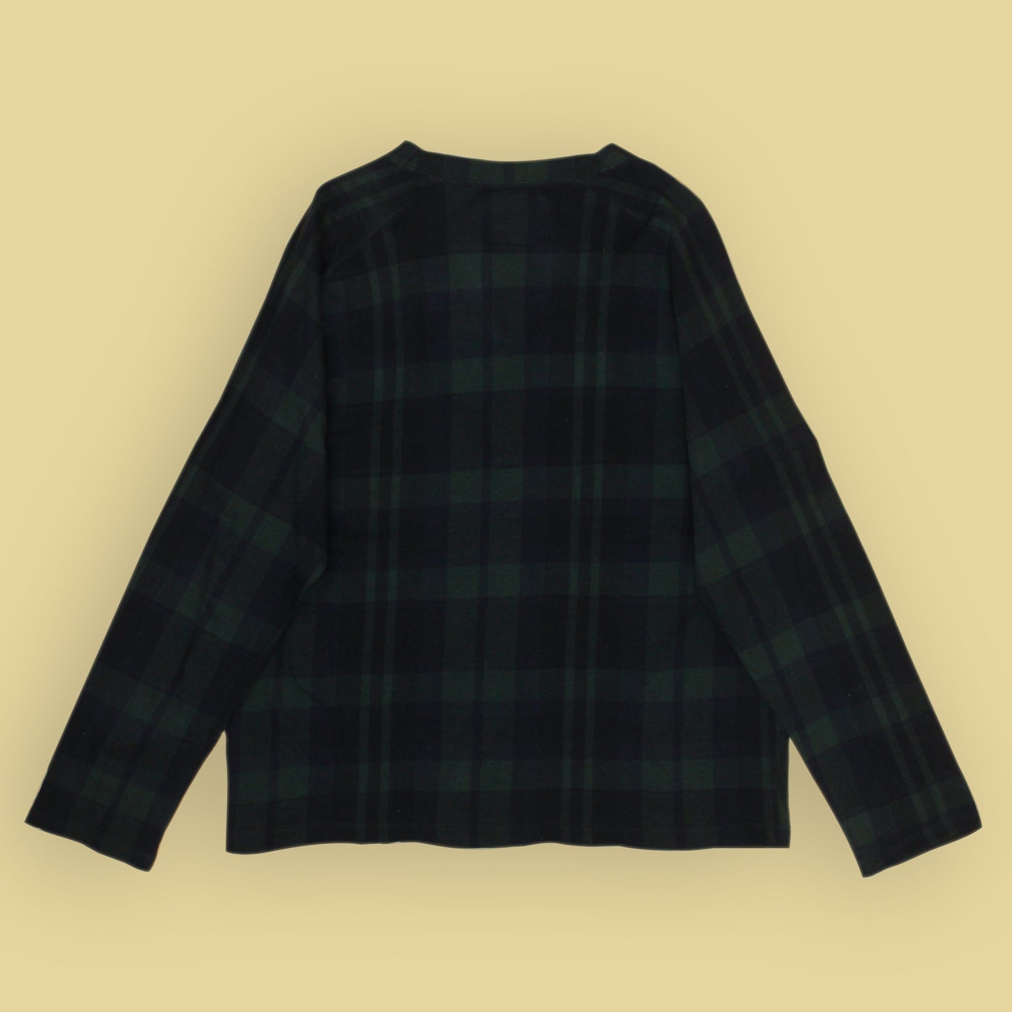 Needles Sportswear Blackwatch Plaid Pique Knit Cotton Cardigan