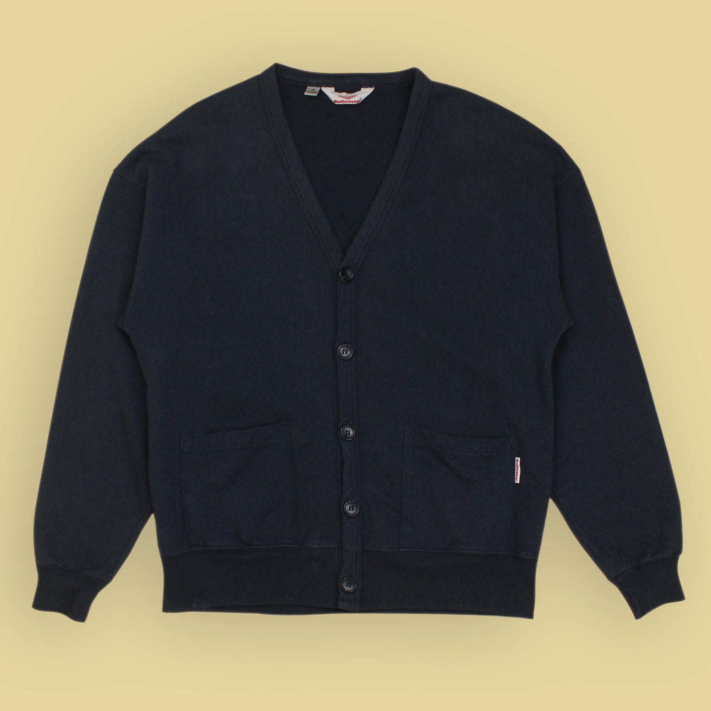 Battenwear Cotton Terry Fleece Cardigan