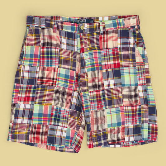 Vintage Polo Ralph Lauren Patchwork Madras Prospect Shorts