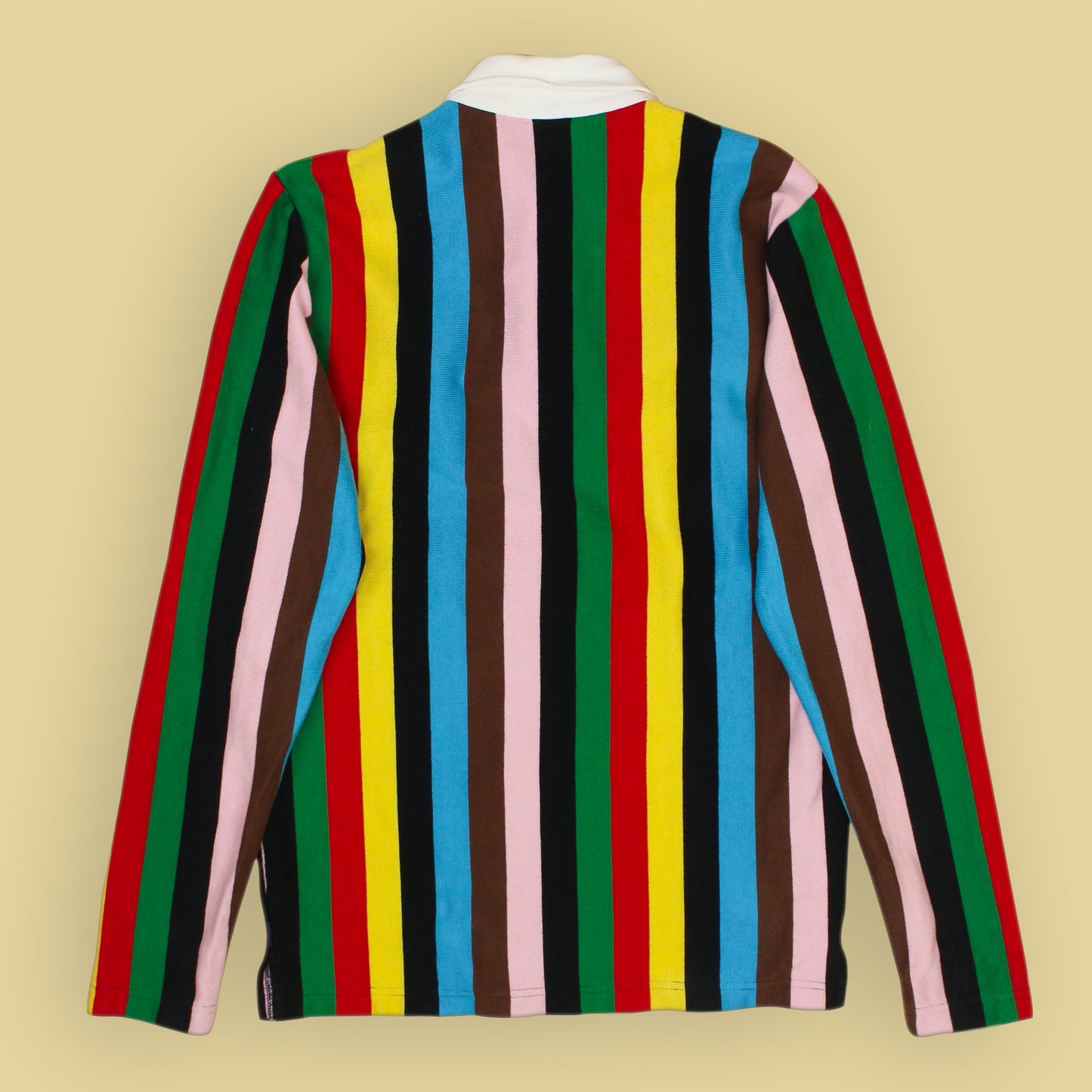 Rowing Blazers Multicolor Vertical Striped Rugby Shirt