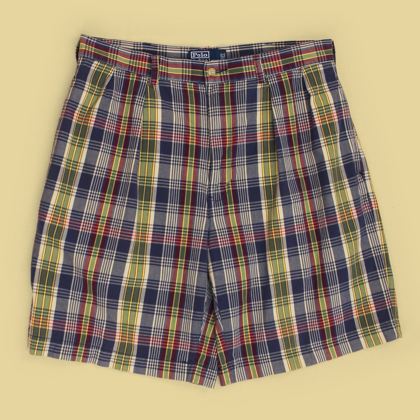 Vintage Polo Ralph Lauren Plaid Cotton Tyler Shorts