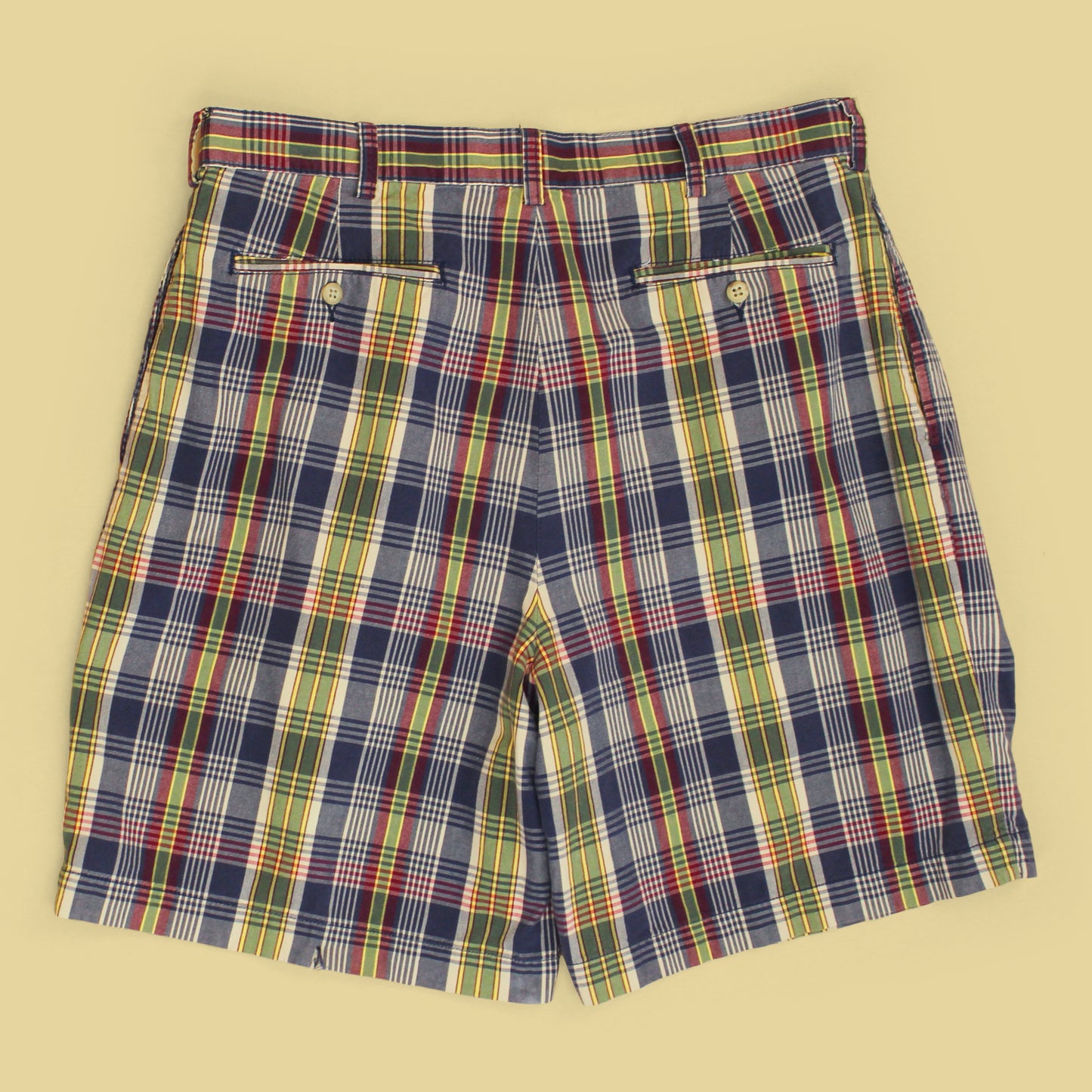 Vintage Polo Ralph Lauren Plaid Cotton Tyler Shorts