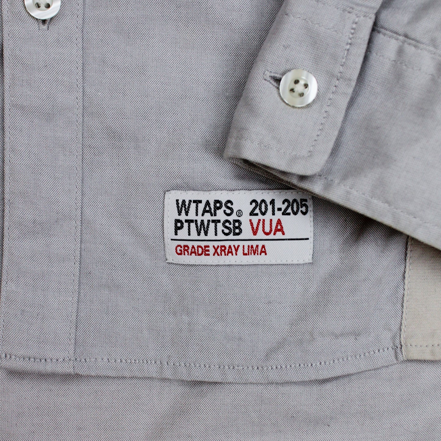 WTAPS Oxford Cloth Cotton Button-Down Collar Detective Shirt