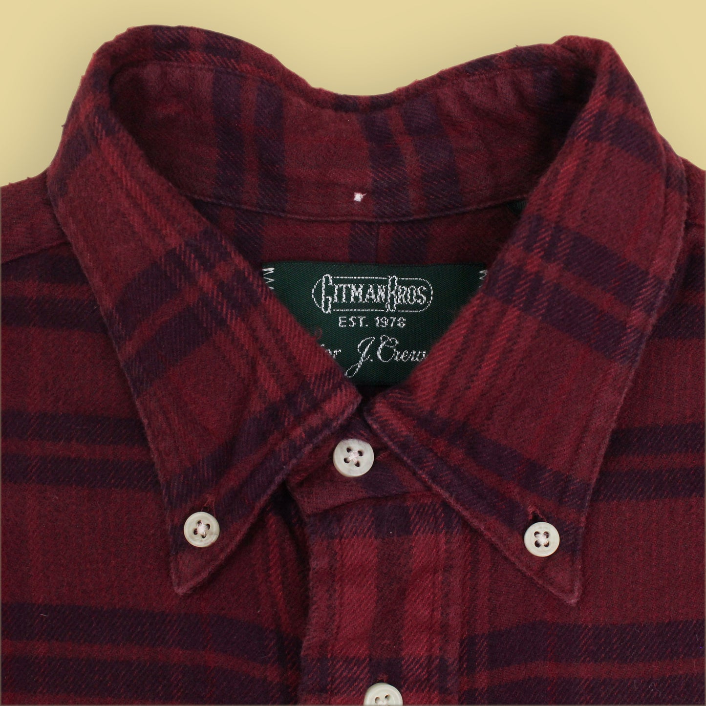 Gitman Vintage for J.Crew Plaid Cotton Flannel Button-Down Shirt