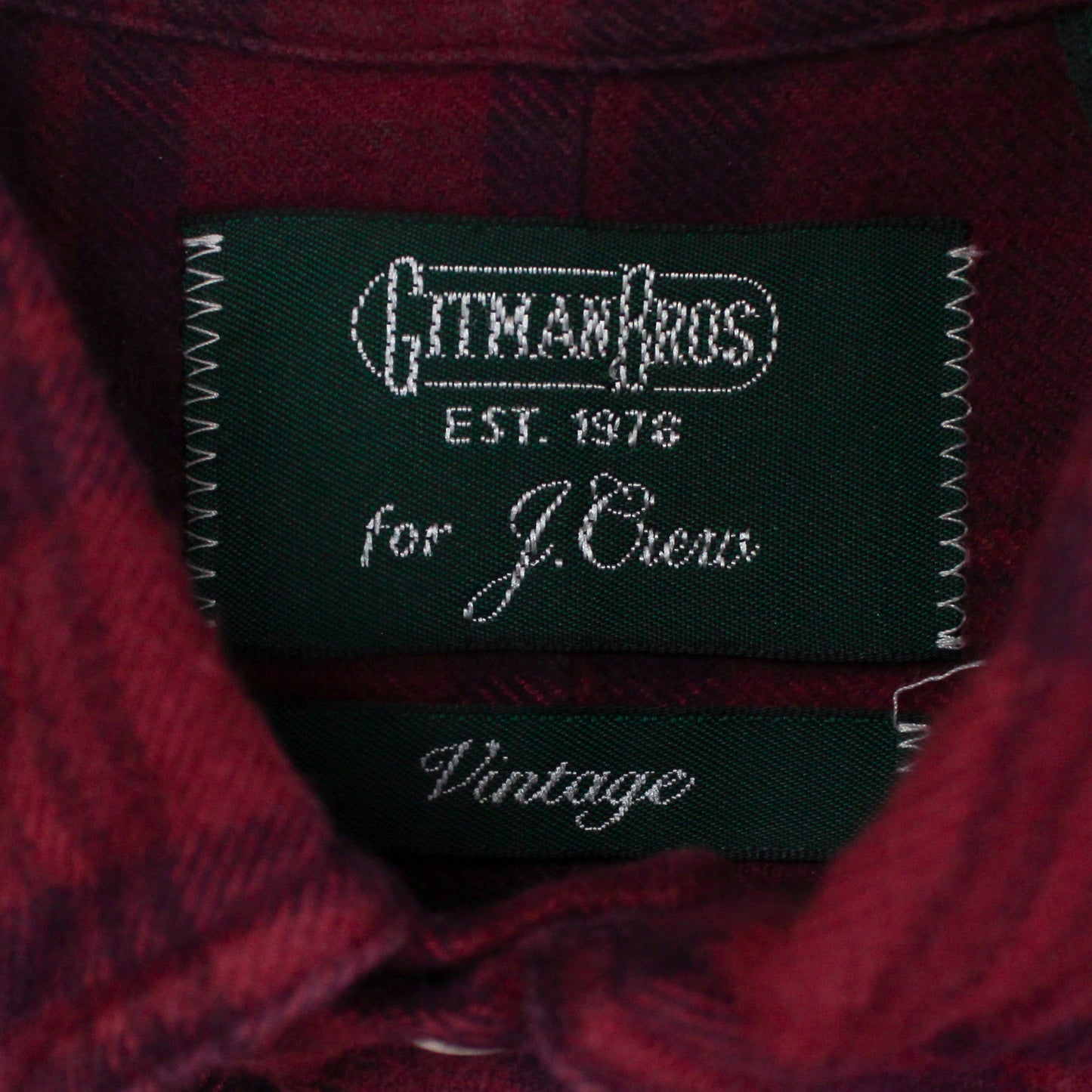 Gitman Vintage for J.Crew Plaid Cotton Flannel Button-Down Shirt