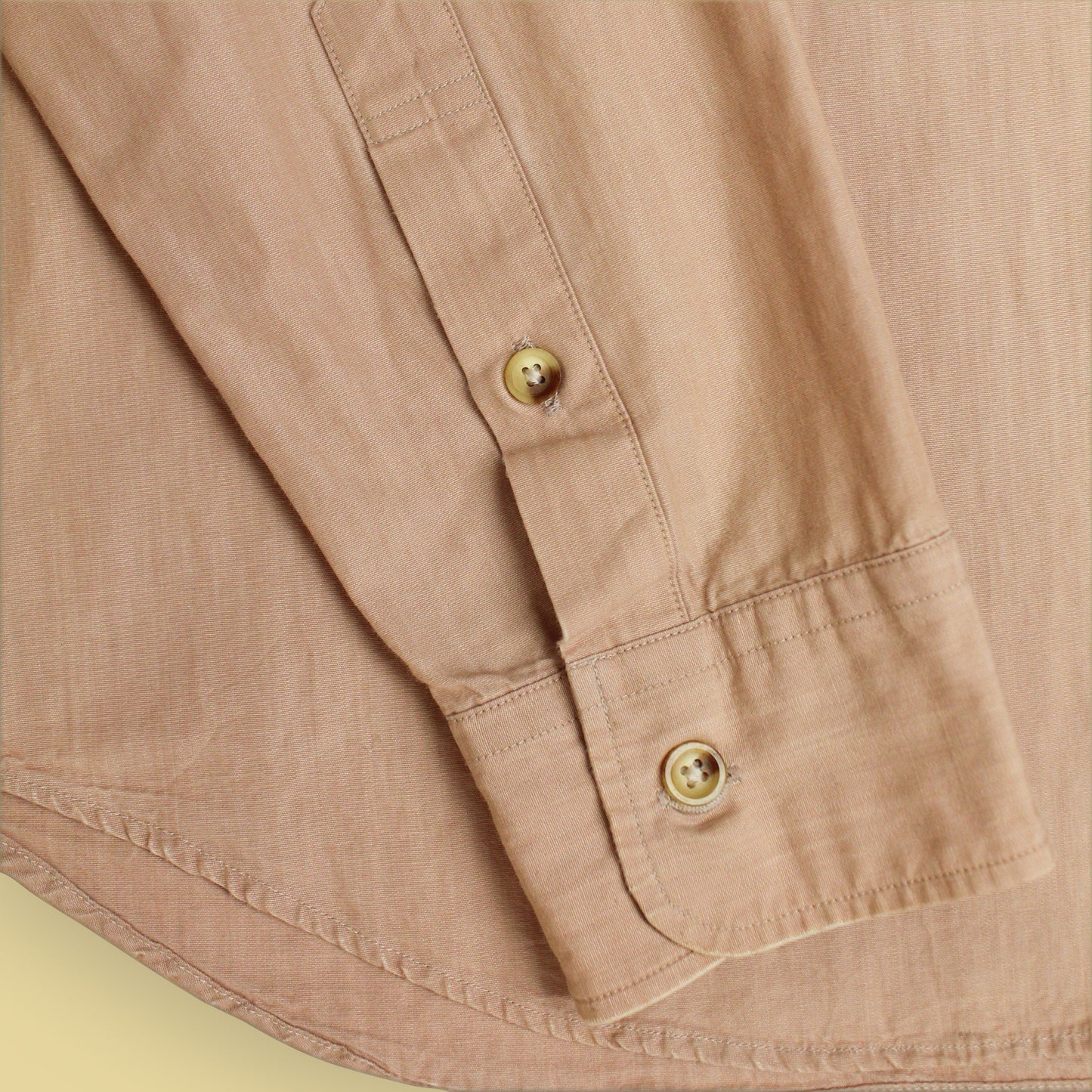 Niuhans Natural Dye Cotton Button-Down Shirt
