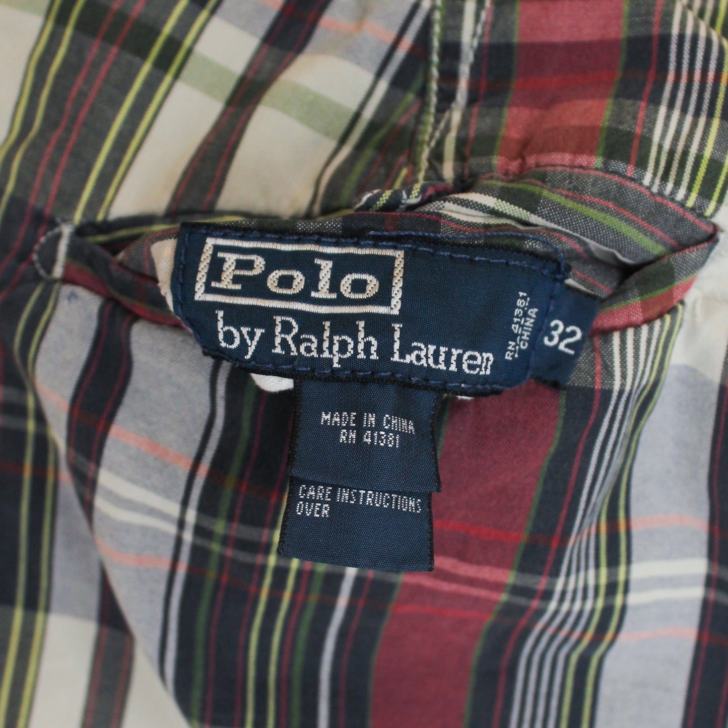 Polo Ralph Lauren Reversible Madras/Twill Shorts