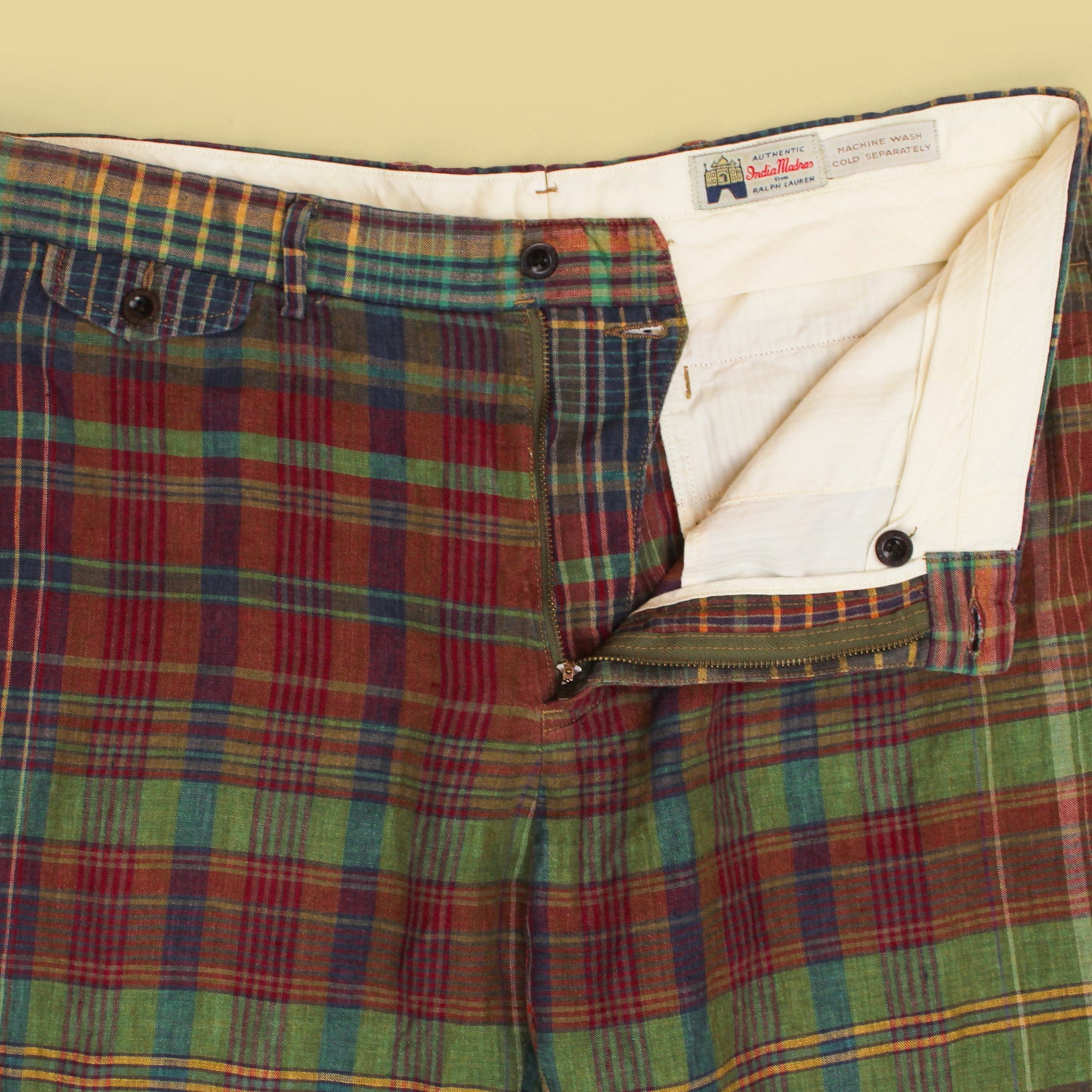 Polo Ralph Lauren Linen Madras Shorts