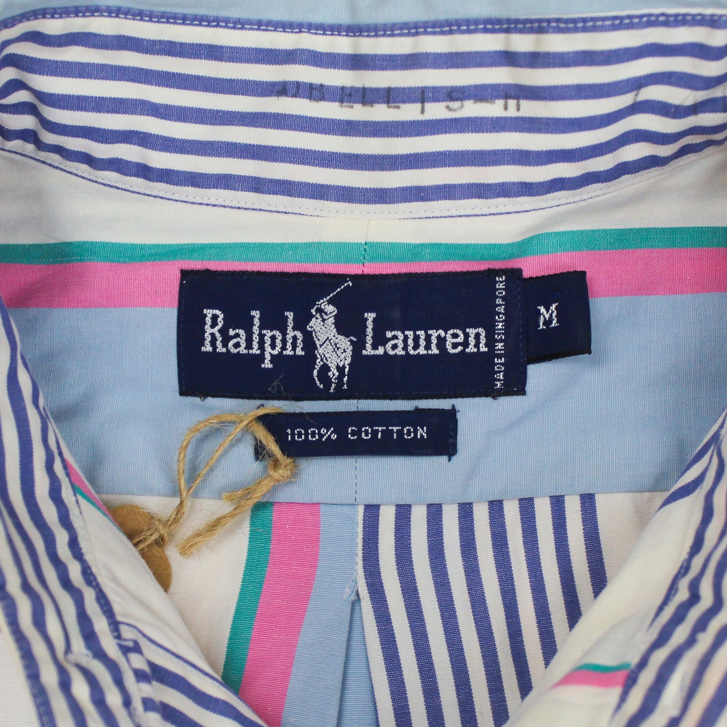 Vintage Polo Ralph Lauren Variegated Stripe Button-Down Shirt