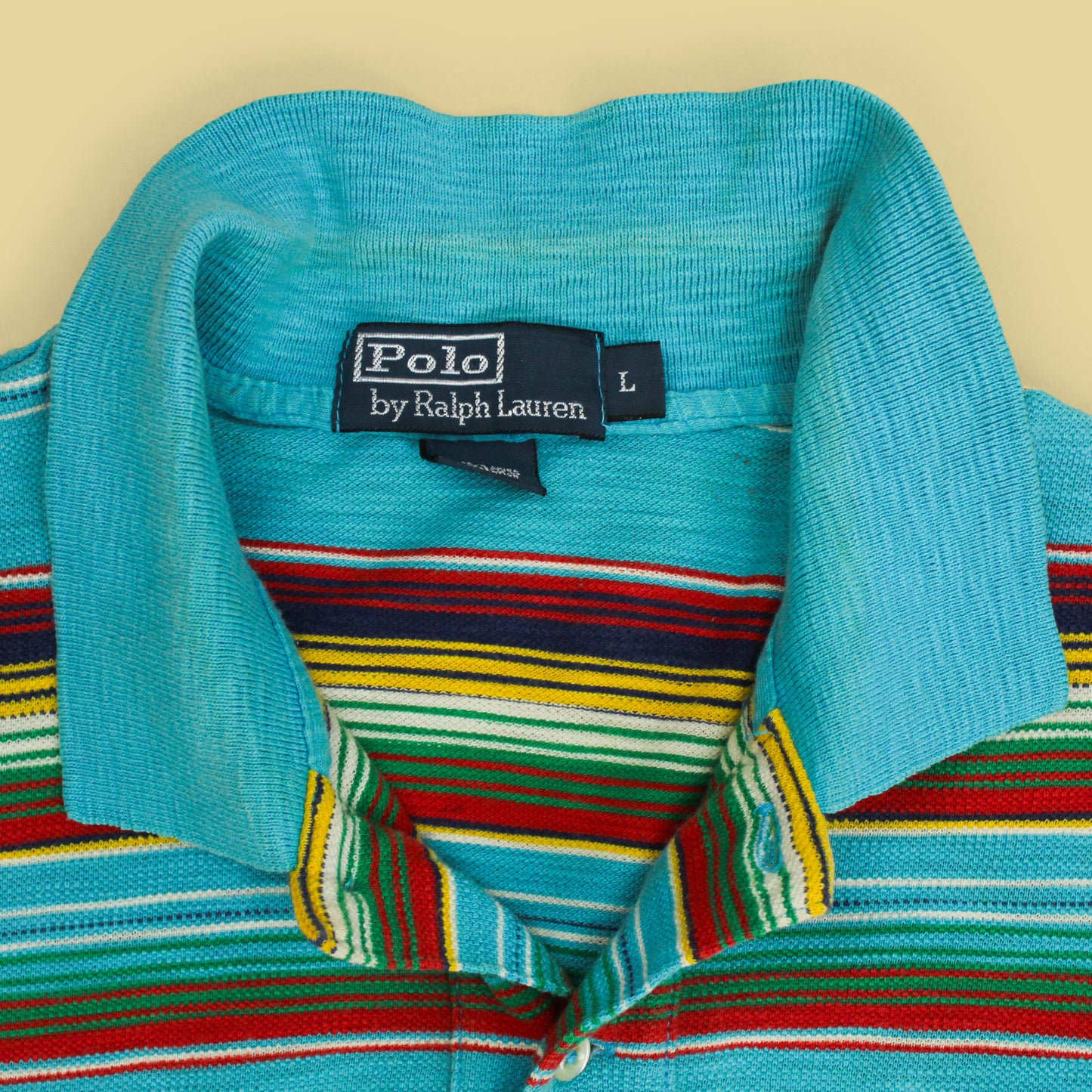 Polo Ralph Lauren Variegated Stripe Pique Knit Polo Shirt