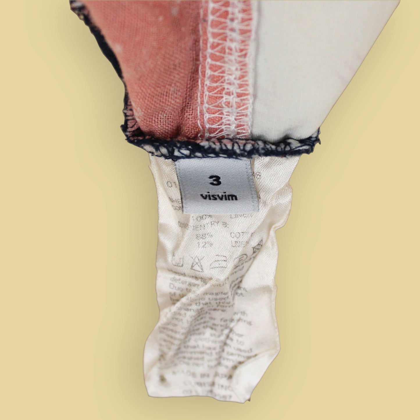 Visvim Vintage Slub Cotton Short Sleeve Flag Tee