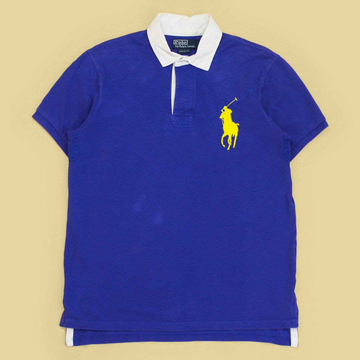 Polo Ralph Lauren Big Pony Pique Knit Cotton Rugby Polo Shirt