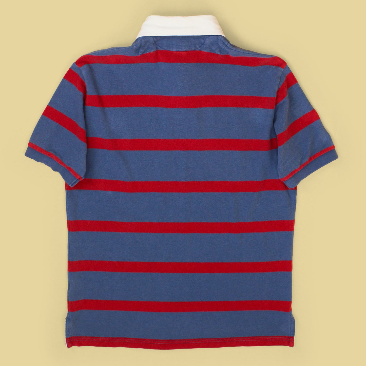 Polo Ralph Lauren Striped Pique Knit Cotton Rugby Polo Shirt