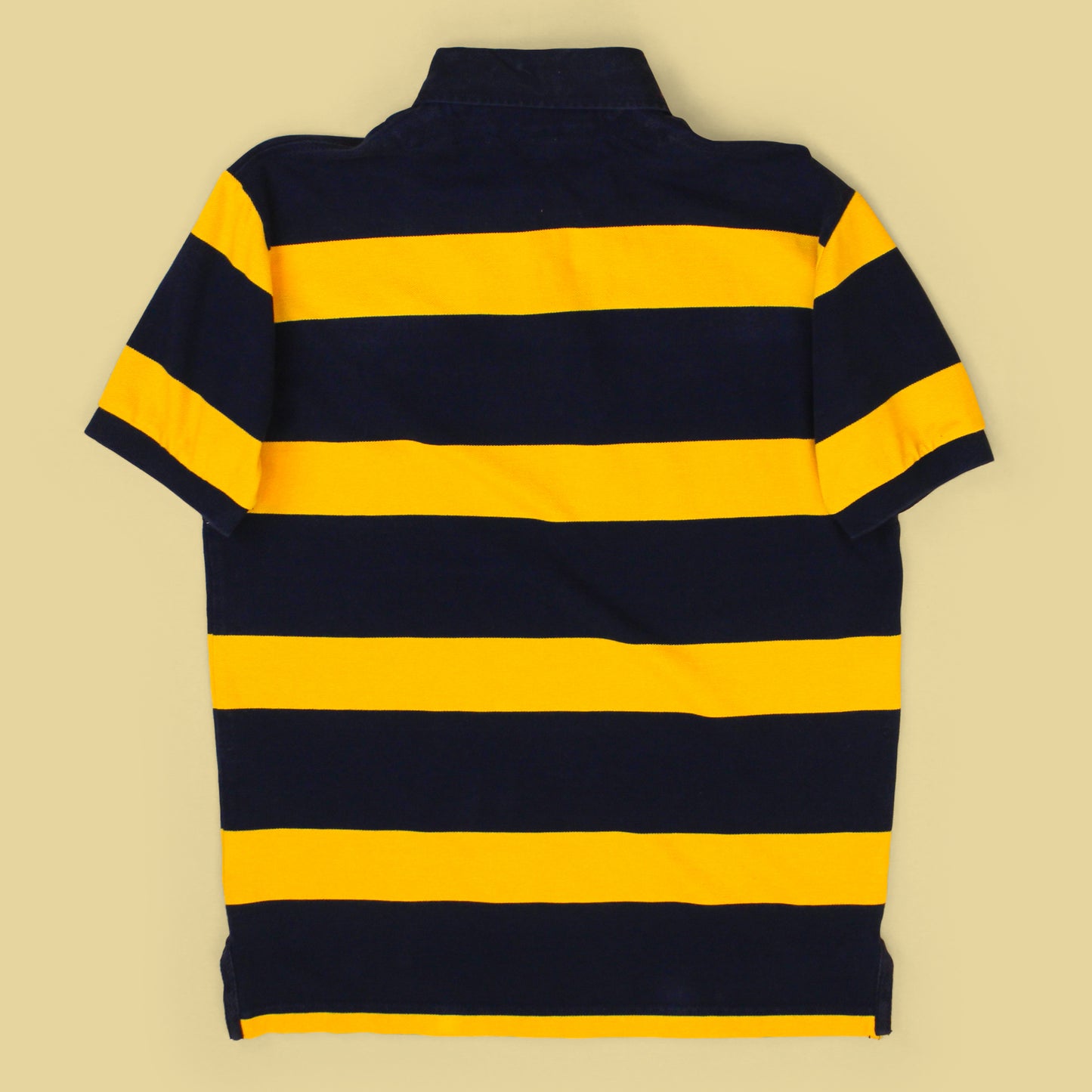Polo Ralph Lauren Equestrian Crest Pique Knit Cotton Rugby Polo Shirt