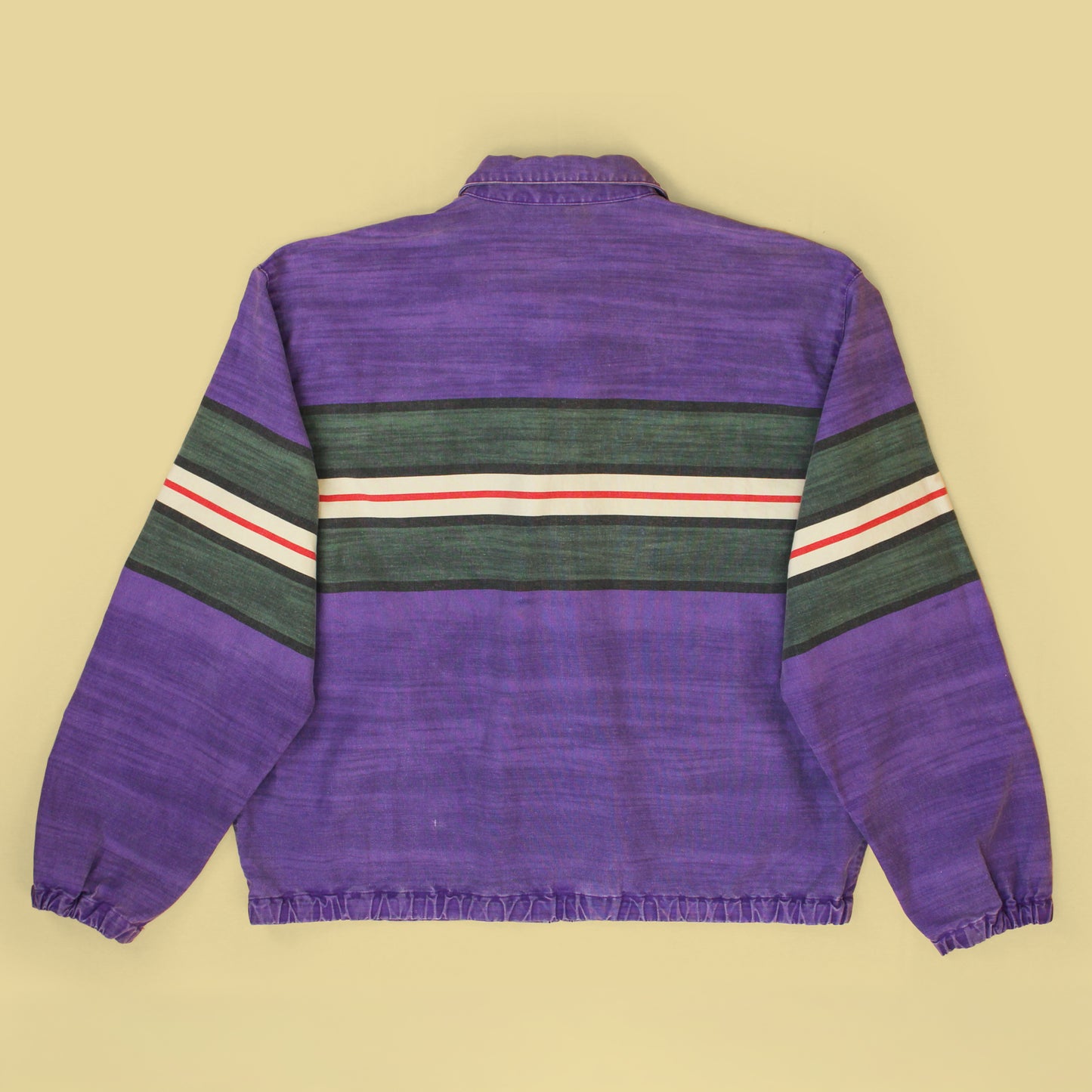 Vintage Polo Ralph Lauren Printed Stripe Harrington Swing Jacket