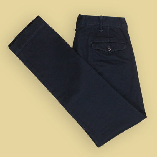 Double RL Cotton Twill Flat Front Officer Chinos
