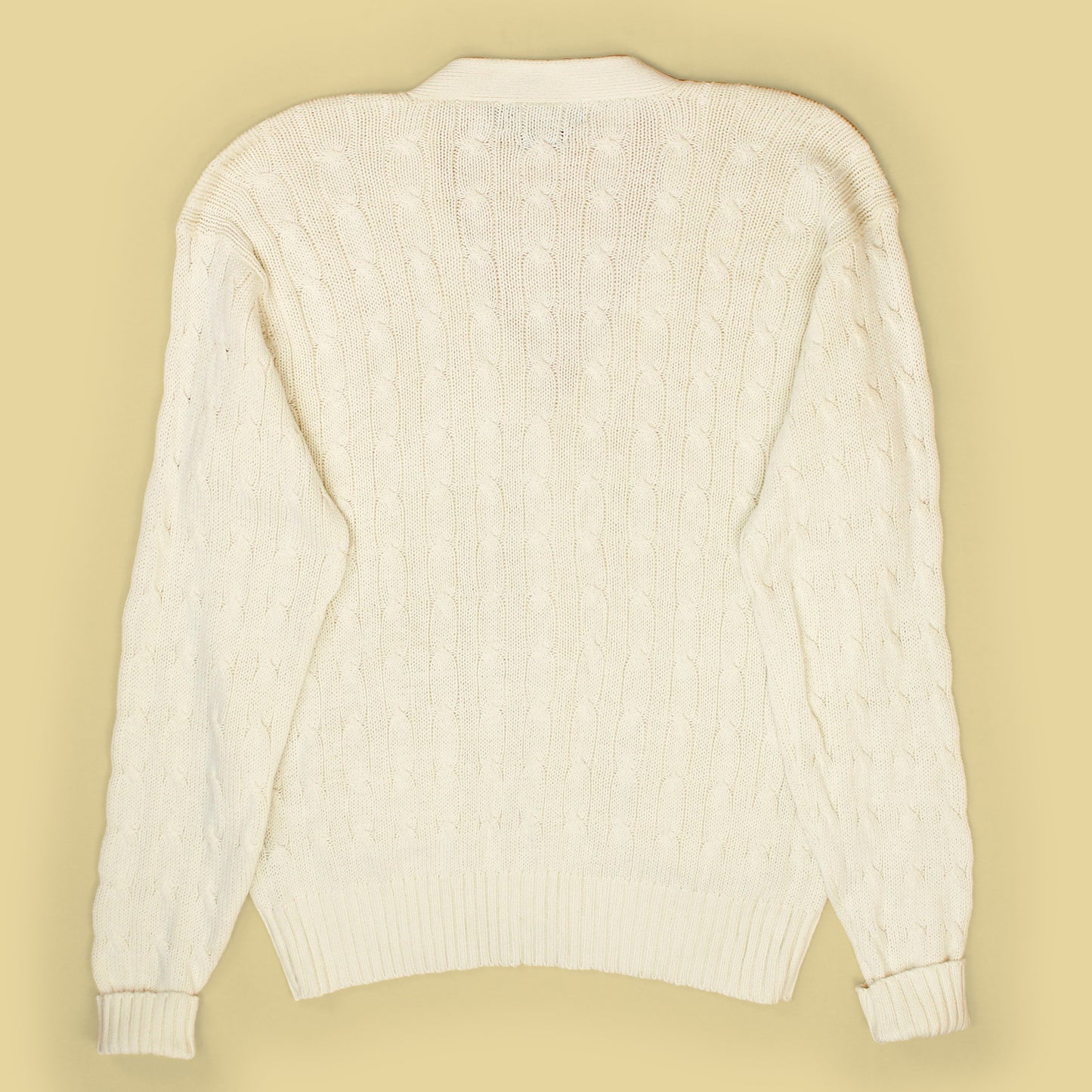 Vintage Polo Ralph Lauren Cable Knit Cotton Cardigan